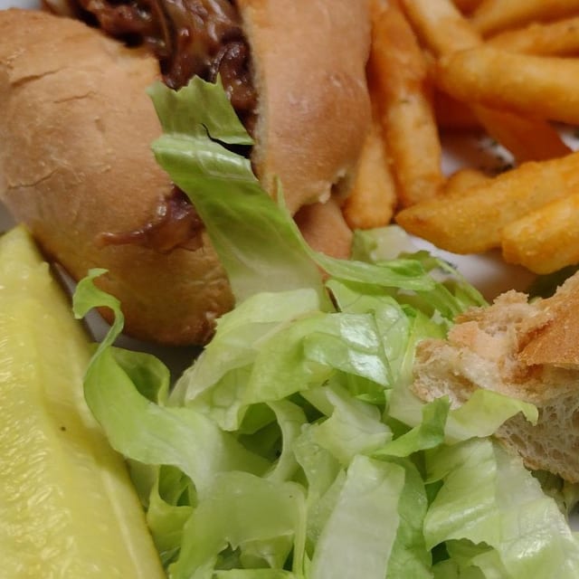 Steak Bomb Sandwich.