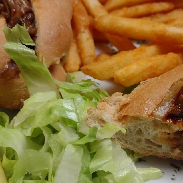 Steak Bomb Sandwich.