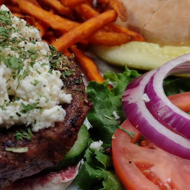 Greek Burger.