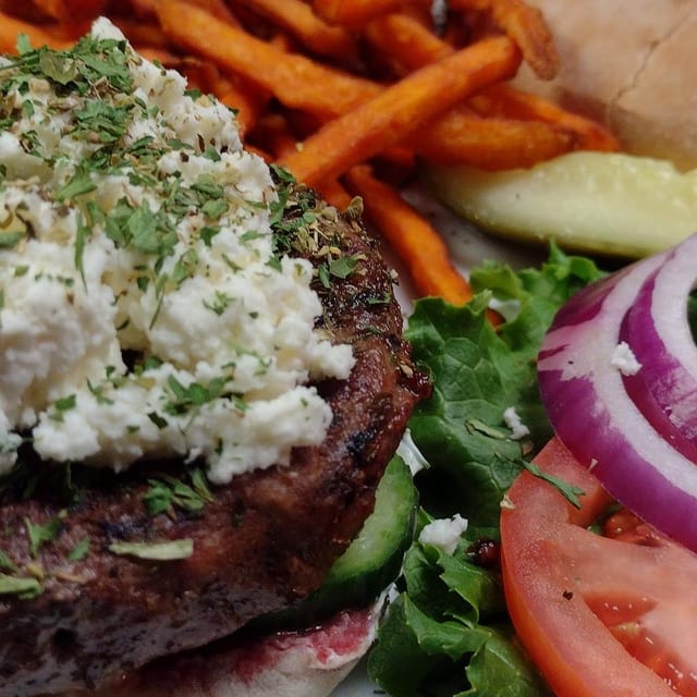 Greek Burger.
