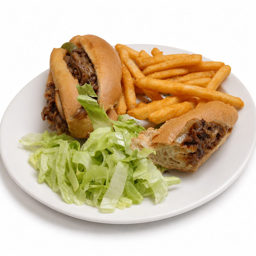 Steak Bomb Sandwich.
