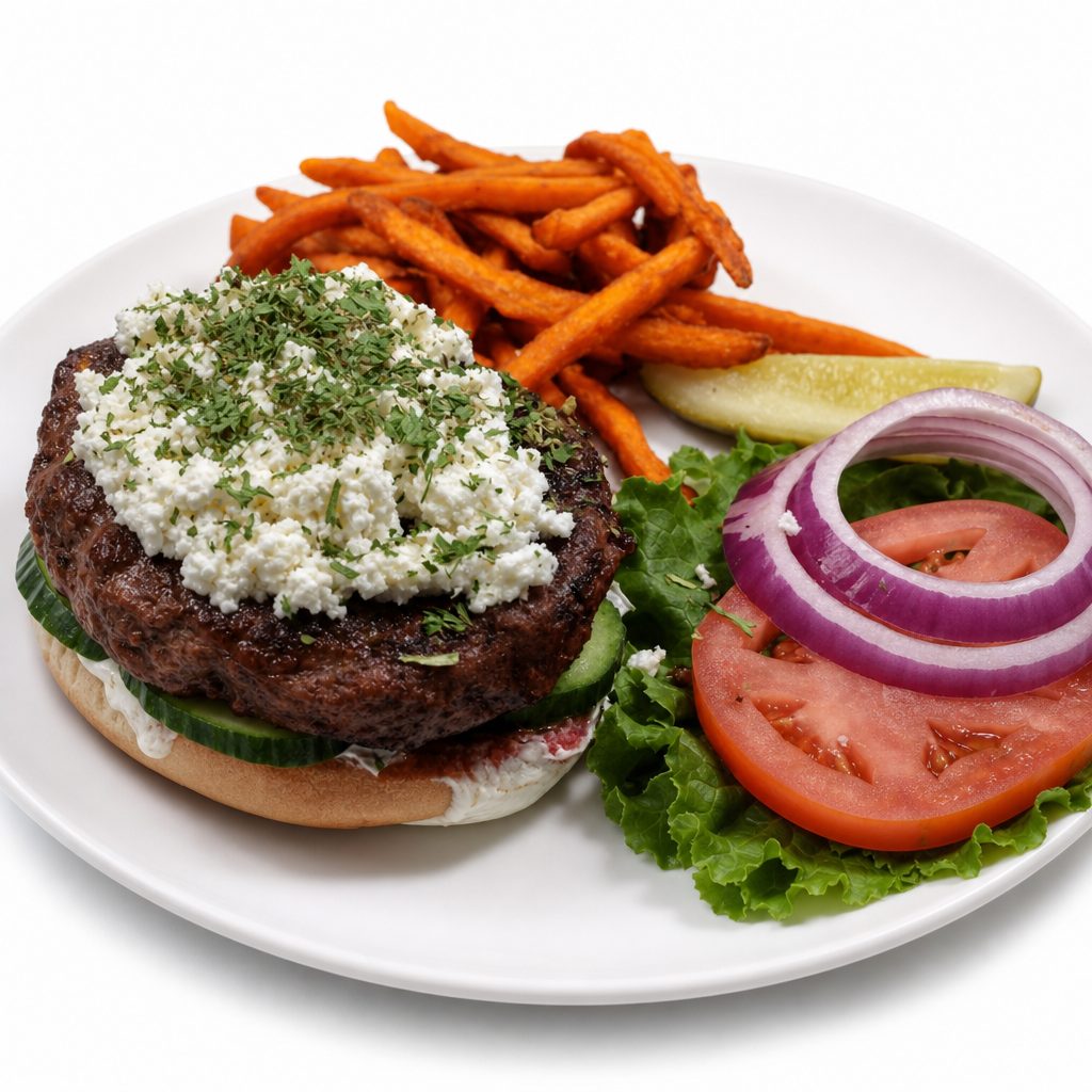 Greek Burger.