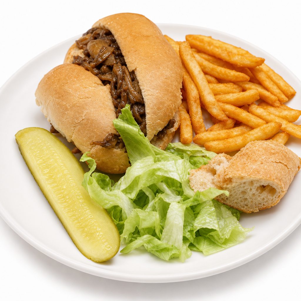 Steak Bomb Sandwich.