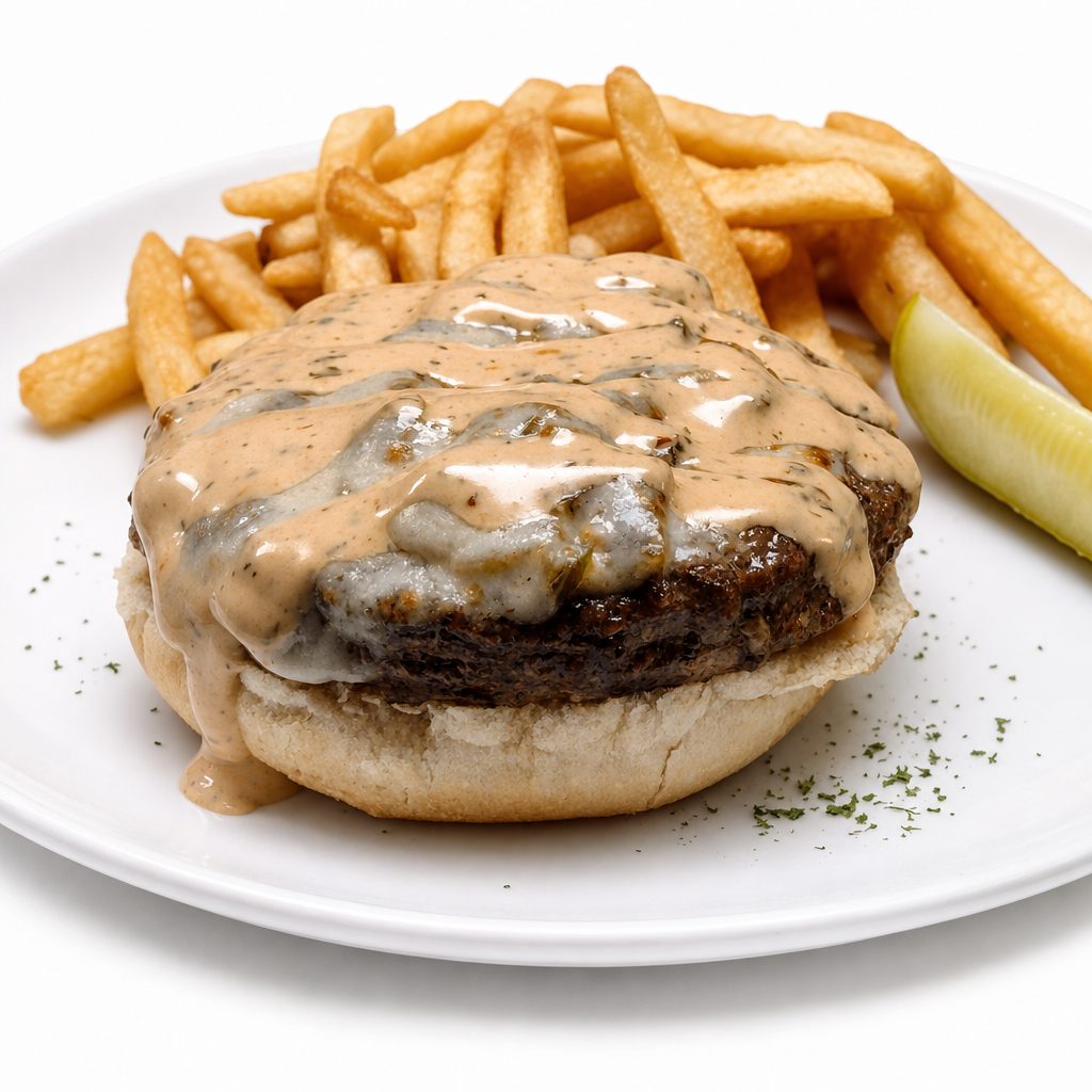 Sweet And Spicy Chipotle Burger.